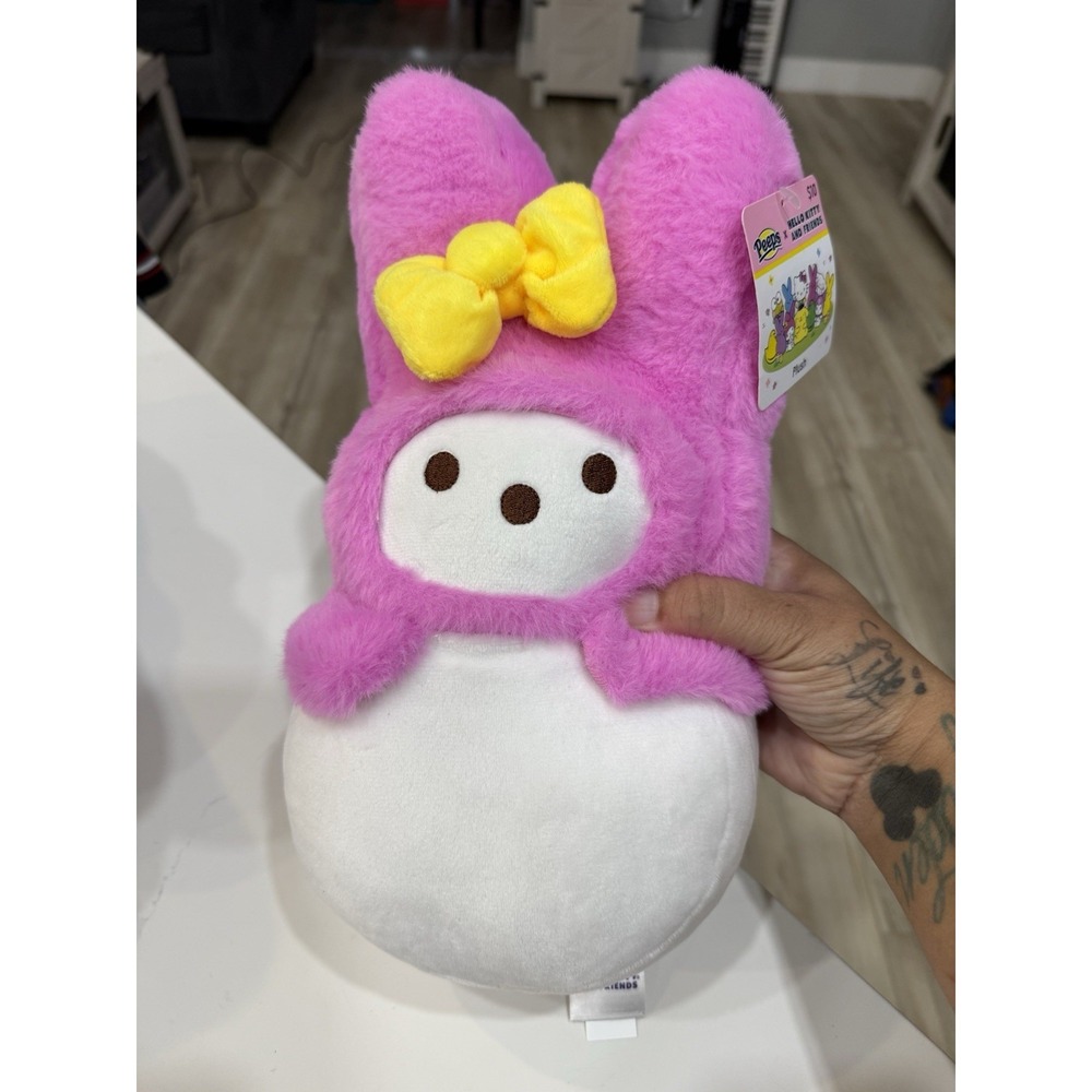 Peeps X Hello Kitty 12" My Melody Easter Bunny Plush 2025 NWT